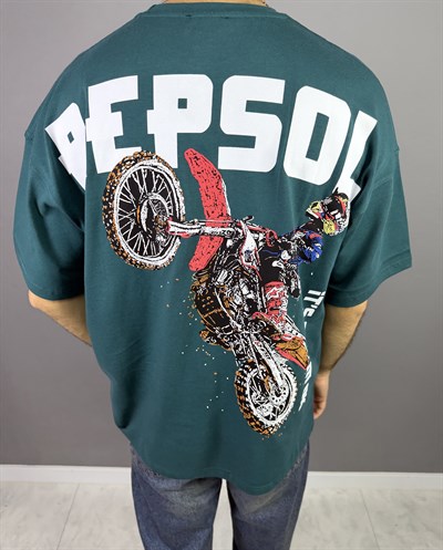 REPSOL MOTORSİKLET BASKILI T-SHİRT 1035