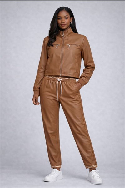 Kaın Deri Eşofman Takımı