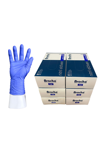 PUDRASIZ KOBALT NİTRİL ELDİVEN L BEDEN 6'LI PAKET
