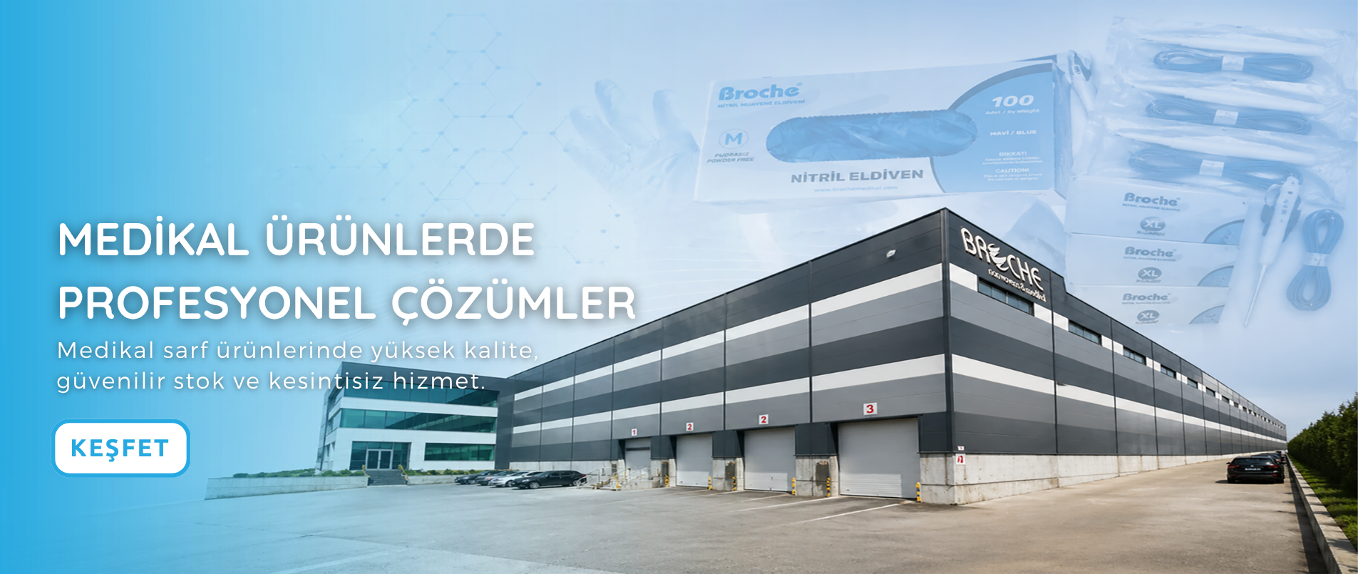 100+ Ülkeye Kesintisiz Medikal Tedarik