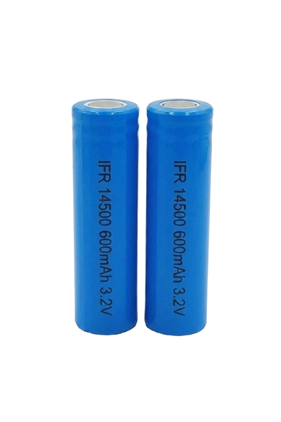 EF-14537B 14500 3.2V 500mAh LiFePO4 Kablolu Şarj Edilebilir Pil