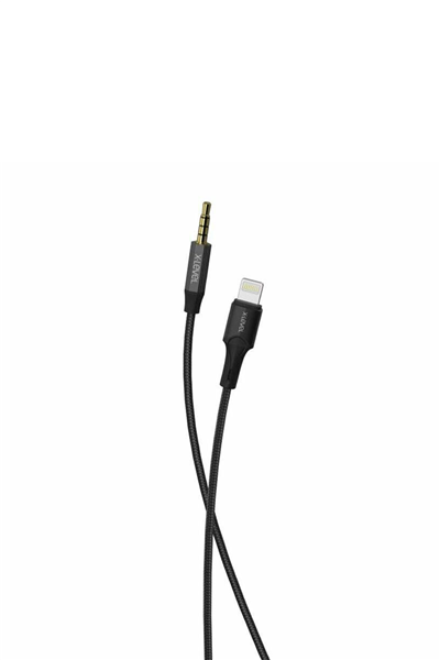 X-LEVEL XCC8865 X-LINE İOS TO AUX KABLO SİYAH