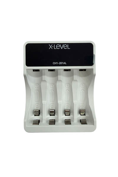 XLevel AA kalem ve AAA ince pil şarj cihazı Ekranlı modeli