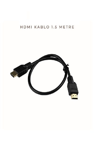1.5 Metre HDMI Kablo 4K 3D Full HD - TV, Monitör, PS, Xbox, Laptop Uyumlu