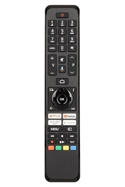 Ct-8563 Netflix- Prime Video-google Play Tuşlu Led Tv Kumanda Ses Komutlu