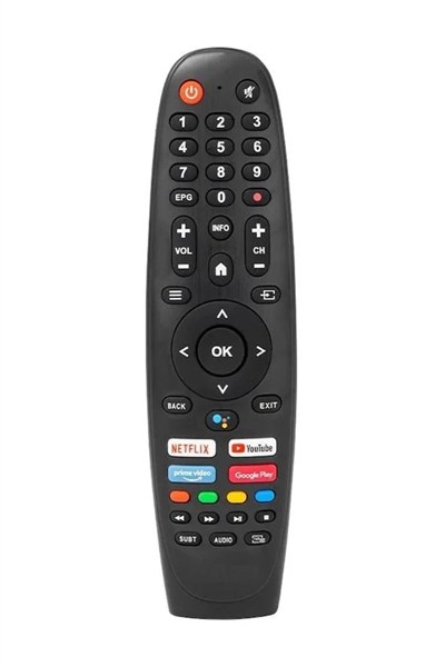 OV43F900 Uyumlu Android Smart TV Kumandası | Ses Komutsuz, Netflix Tuşlu
