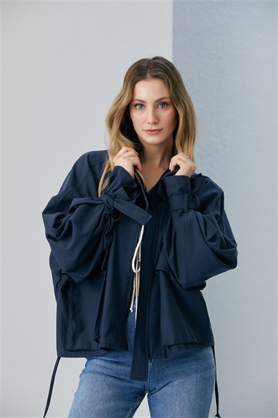 TYRA CEKET I NAVY BLUE