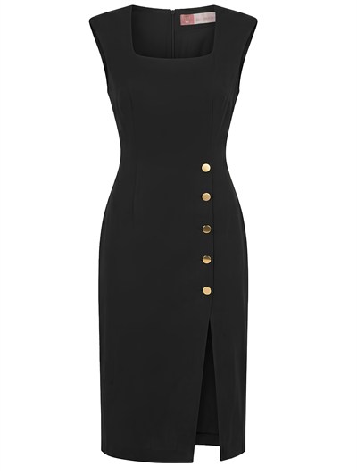 VELA ELBİSE I BLACK