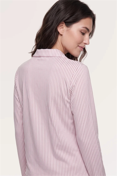 Pjs 30145 Kadın Uzun Kol Çizgili Pijama Takımı