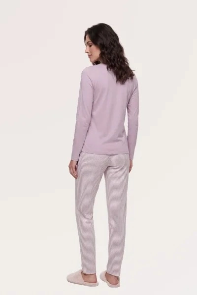 Pjs 30149 Kadın Uzun Kol Pijama Takımı
