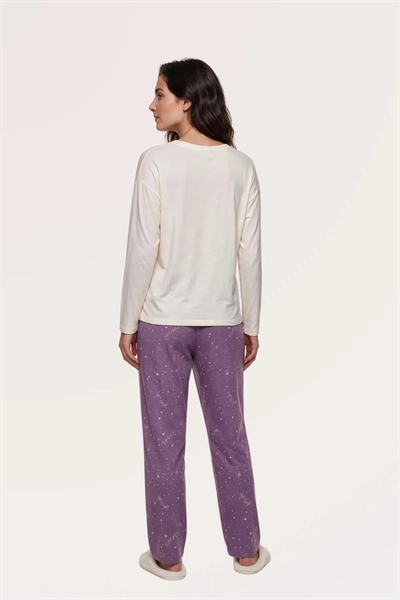 Pjs 30170 Kadın Uzun Kol Pijama Takımı