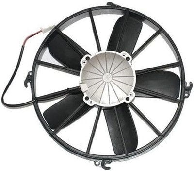 KORMAS 12V FAN MOTORU ÜFLEYİCİ AKSİYEL 12 İNÇ GENİŞ (5 KANAT) (DIŞ ÇAP 335 MM)