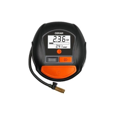 OSRAM 12V LASTİK ŞİŞİRME HAVA KOMPRESÖRÜ 180W (0-100 PSI / 0-6.9 BAR / 2 DK) (DİJİTAL GÖSTERGE)