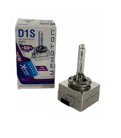 PHOTON 12V-85V XENON AMPUL D1S 35W +%50 FAZLA IŞIK 6000K