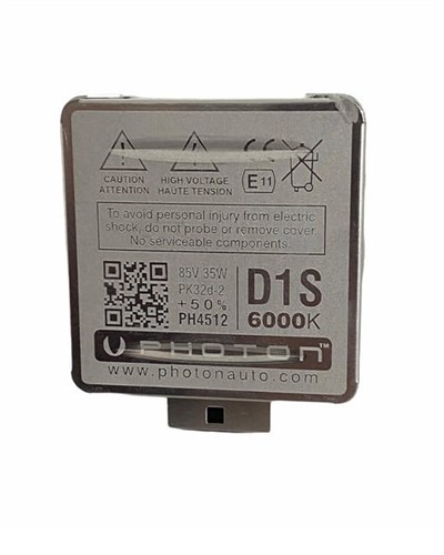 PHOTON 12V-85V XENON AMPUL D1S 35W +%50 FAZLA IŞIK 6000K