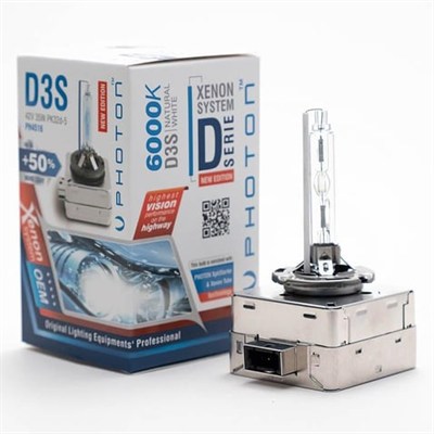 PHOTON 12V-85V XENON AMPUL D3S 35W +%50 FAZLA IŞIK 6000K