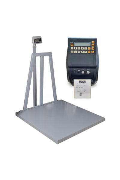 120 x 120 Cm 3000 Kg Etiket Yazıcılı Baskül