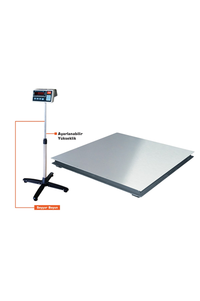 2000 Kg 100x200 Cm Baskül (Monoblok)
