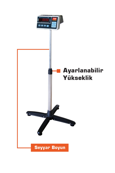 2000 Kg 150x200 Cm  Baskül (Monoblok)