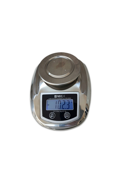 3 Kg 0.1 Gr Paslanmaz Terazi