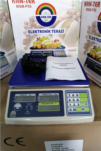 30 kg LCD fiyat hesaplamalı terazi AYTER 30 S