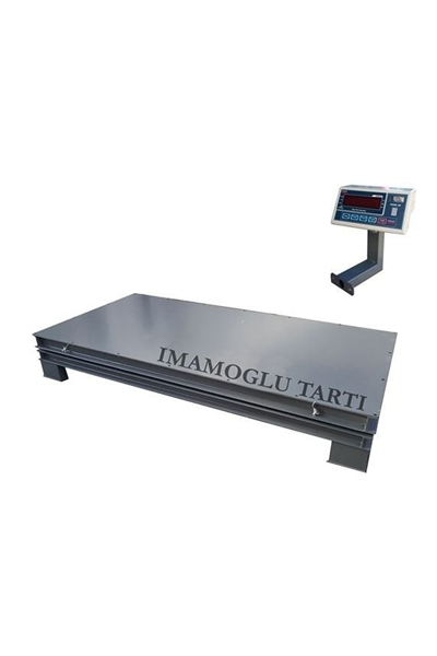 Ağır Hizmet Baskülü Çift Şaseli 150x150 cm 3 Ton
