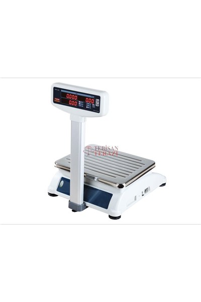 ATA BOYUNLU LED 120 KG X 20 / 50 GR FİYAT HESAPLAMALI TERAZİ