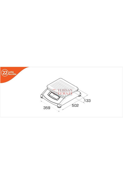 ATA SC 30 KG X 1 GR SAYICI TERAZİSİ