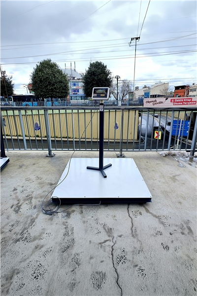 Aybisi Ibc Tank Tartım Baskülü 3 Ton 120x120 Cm Özel Üretim