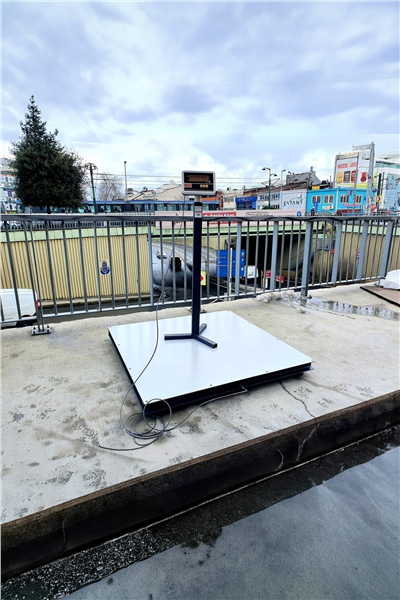 Aybisi Ibc Tank Tartım Baskülü 3 Ton 120x120 Cm Özel Üretim