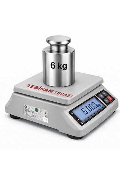 BT 6 KG X 1 / 2 GR ONAYLI TARTIM TERAZİSİ