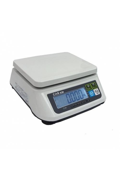CAS /SW II - Tartım Terazi 30 kg Onaylı Çift Ekran