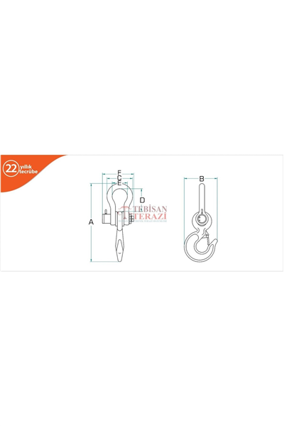 CSH-WP 5 TON X 2 KG YAZICILI VİNÇ BASKÜLÜ