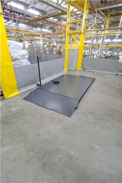 Düz Platform Çift Rampalı Kantar 150x150 Cm 3 Ton Şarjlı 4 Hücreli