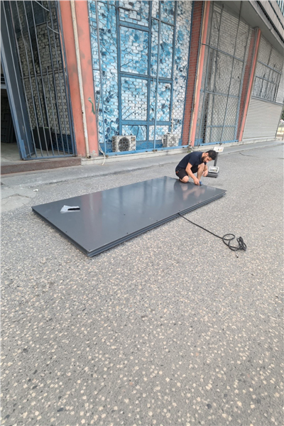 Düz Platform Kantar 120x250 Cm 3 Ton Şarjlı 4 Hücreli