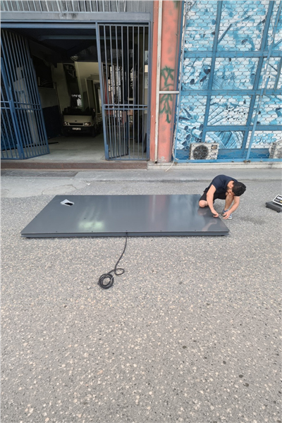 Düz Platform Kantar 150x300 Cm 3 Ton Şarjlı 4 Hücreli
