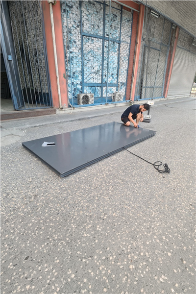 Düz Platform Kantar 150x300 Cm 3 Ton Şarjlı 4 Hücreli