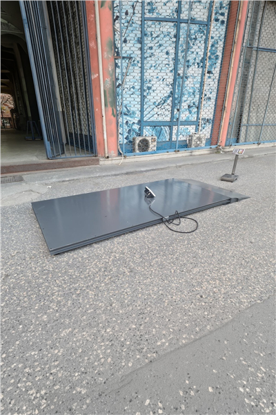 Düz Platform Tek Rampalı Kantar 120x250 Cm 3 Ton Şarjlı 4 Hücreli