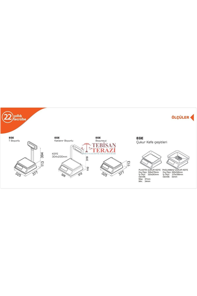EGE LCD KATLANIR BOYUN 30 KG X 5 / 10 GR FİYAT HESAPLAMALI TERAZİ