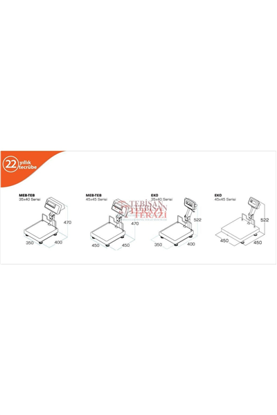 EKO LED 50 X 60 KATLANIR BOYUN 300 KG X 50 / 100 GR TARTIM BASKÜLÜ