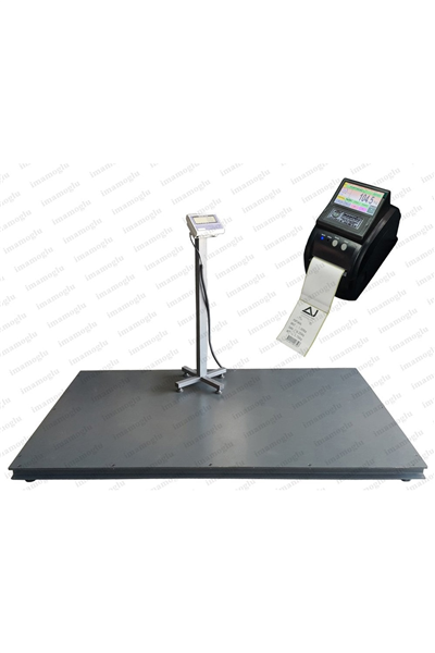 Etiket Yazıcılı Düz Platform Darbeli 3 Ton 150x150 Cm Özel Üretim