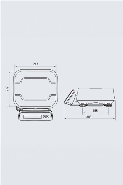 FW-500C 15 KG X 2 / 5 GR PASLANMAZ TERAZİ