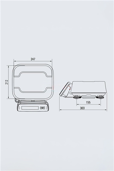 FW-500C 30 KG X 5 / 10 GR PASLANMAZ TERAZİ