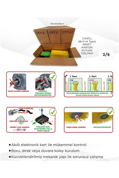 Hayvan Kaşıma Fırçası Makinesi