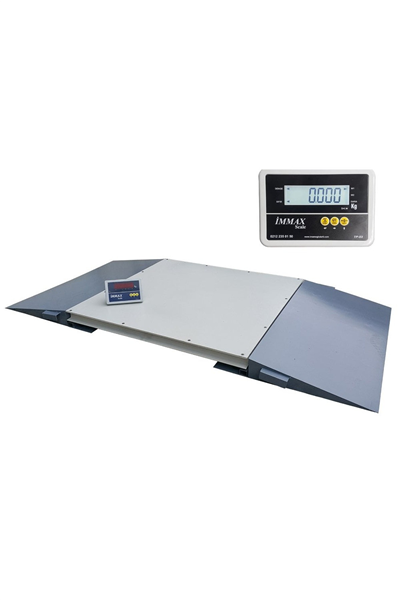 İmmax Rampalı Ağır Hizmet Kantarı 1500 Kg 120x120 Cm Özel Üretim