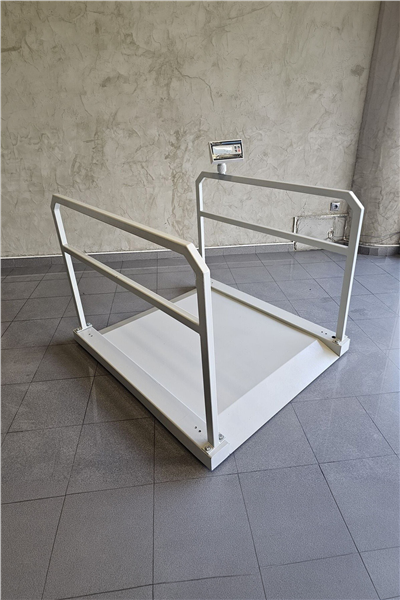 İMMAX Rampalı Tutunma Barlı Diyaliz Baskülü 300 KG 90x110 Cm Şarjlı