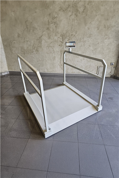 İMMAX Rampalı Tutunma Barlı Diyaliz Baskülü 300 KG 90x110 Cm Şarjlı