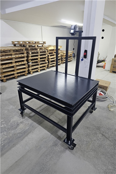 İmmax Sehpalı Yazıcılı Tekerlikli Baskül 3 Ton 120x120 Cm