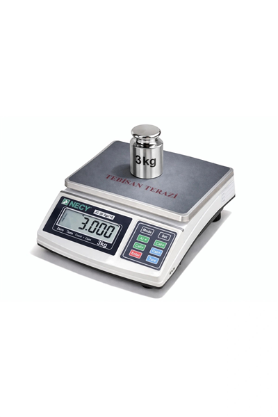 JCS-B 3 KG X 0,1 GR TARTIM TERAZİSİ