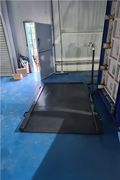 Kendinden Tek Rampalı Platform Baskül 120x200 cm 3 Ton Şarjlı